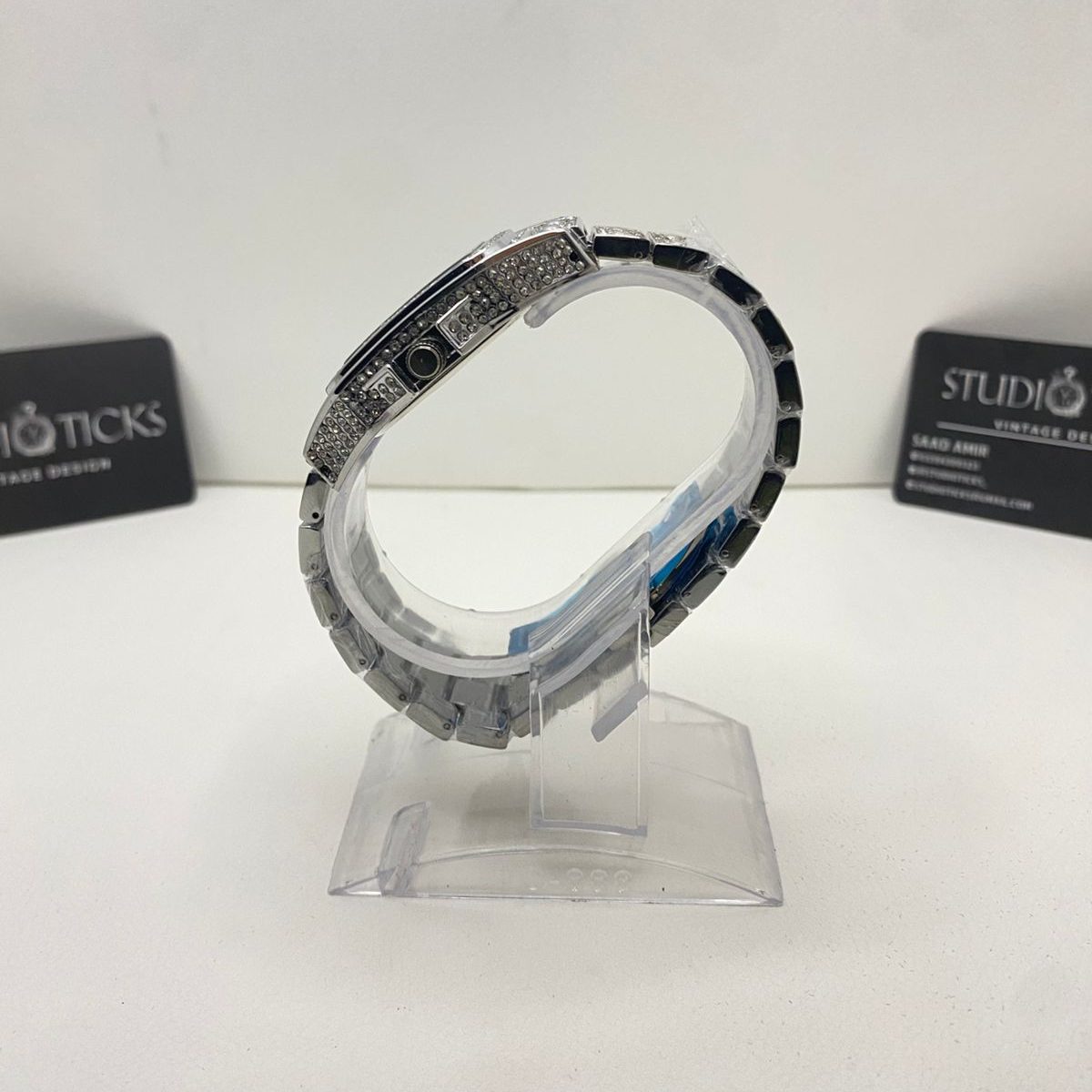 Cartier-Inspired Diamond Watch - Image 3