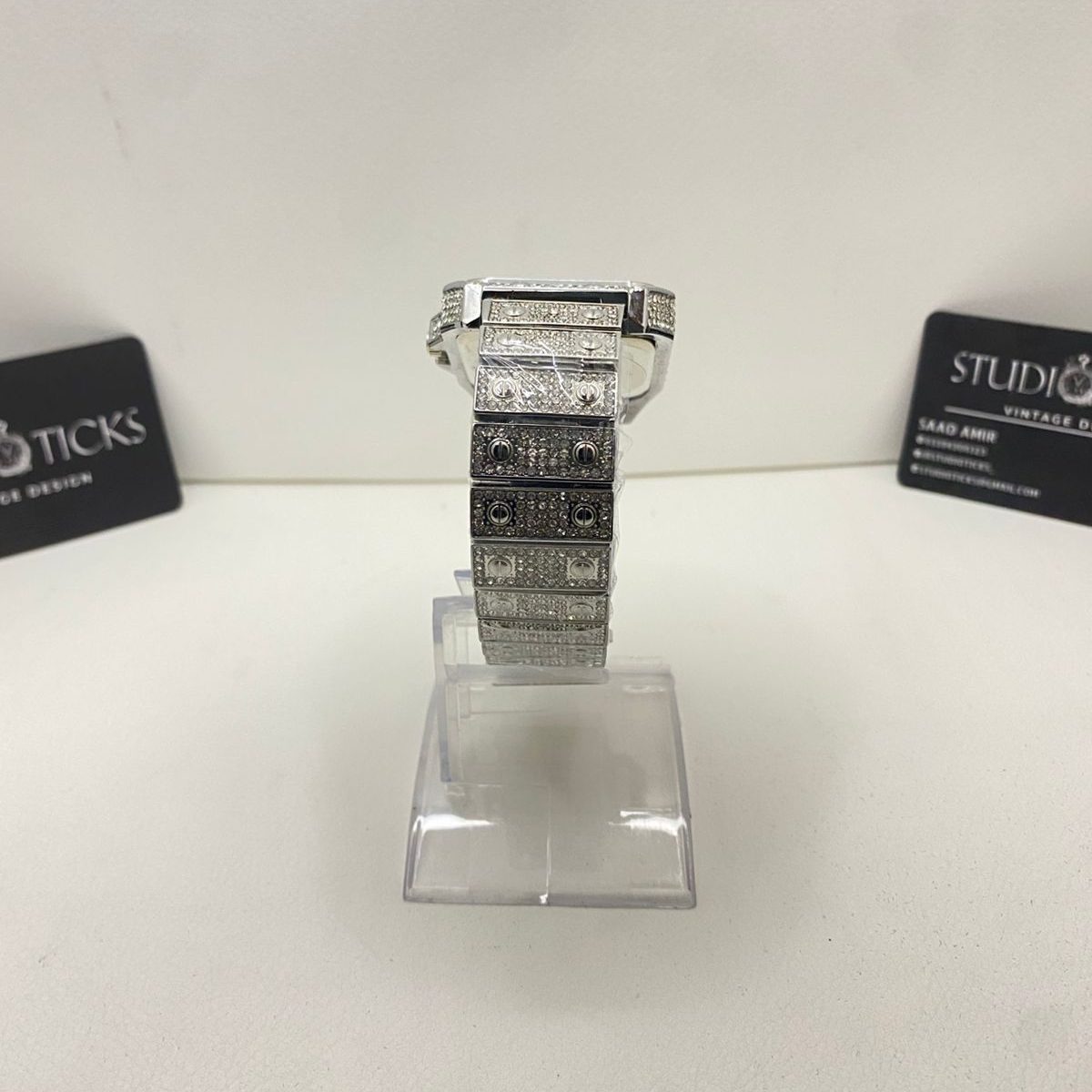 Cartier-Inspired Diamond Watch - Image 2