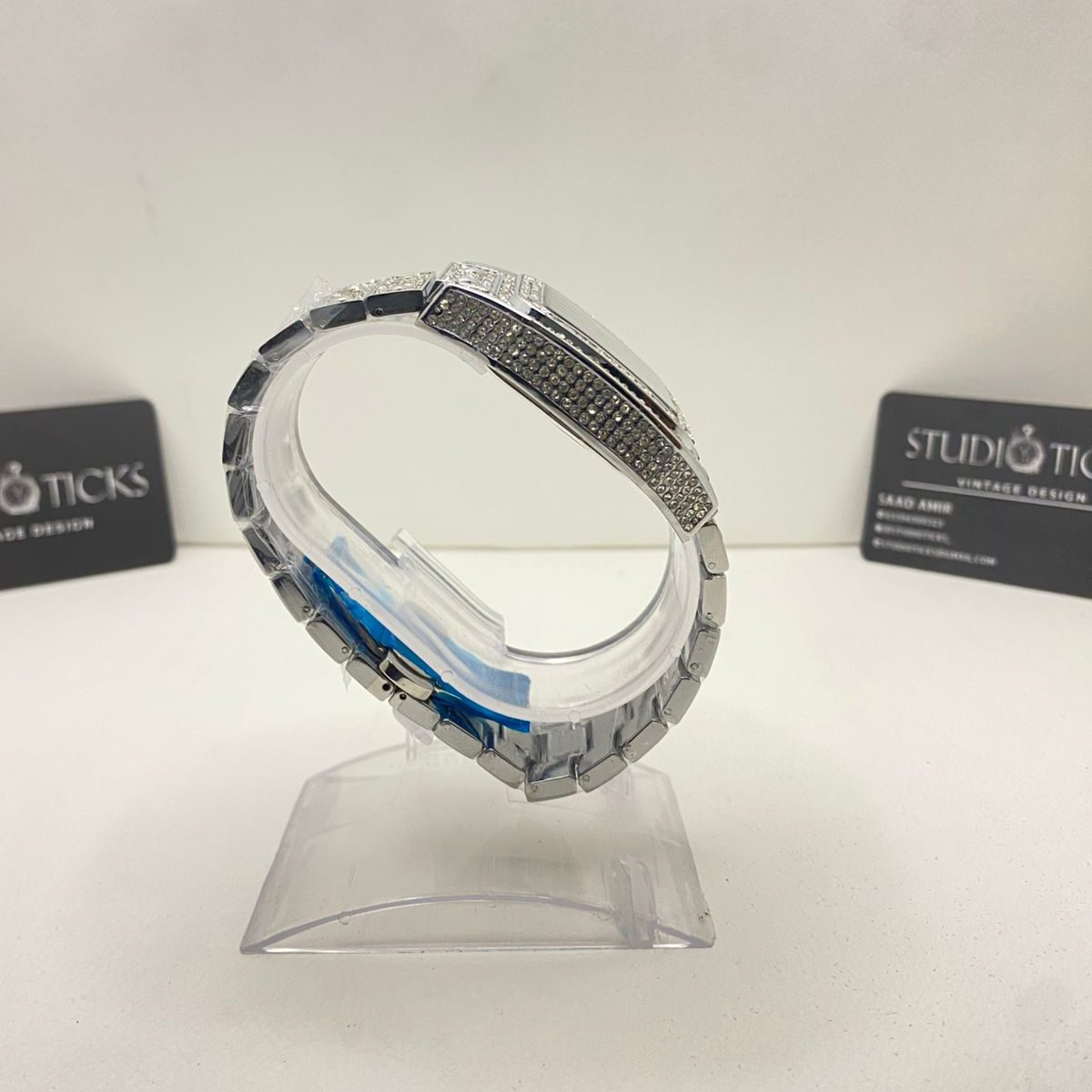 Cartier-Inspired Diamond Watch - Image 4