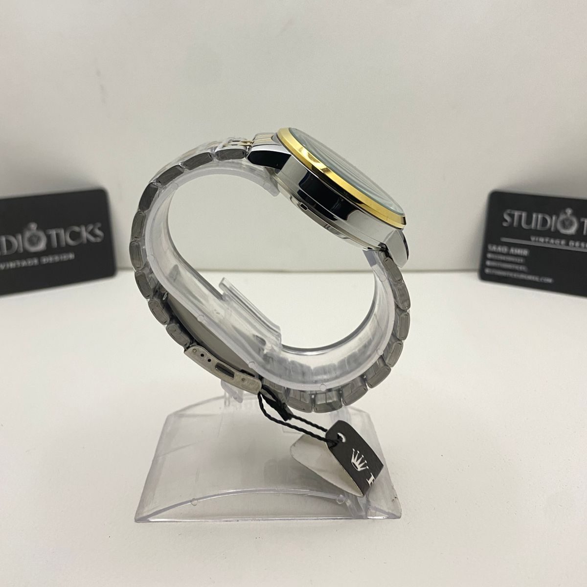 Rolex-Inspired Skeleton Dial Watch - Image 5