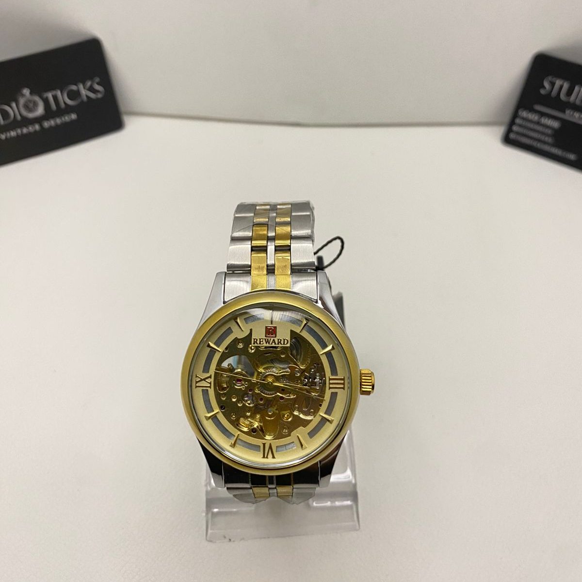 REWARD Skeleton Mechanical Watch