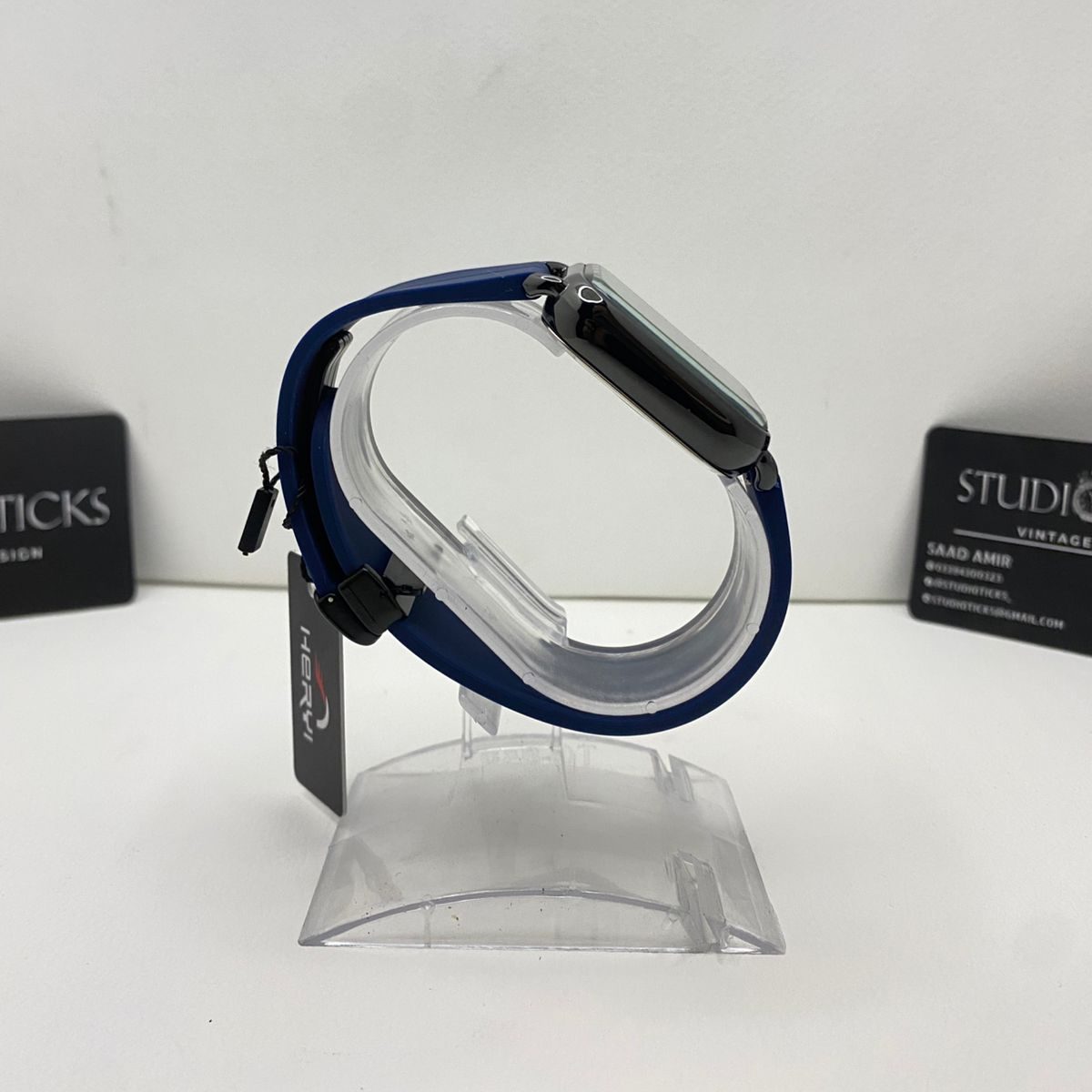 Heryi Square Dial Blue Watch - Image 2