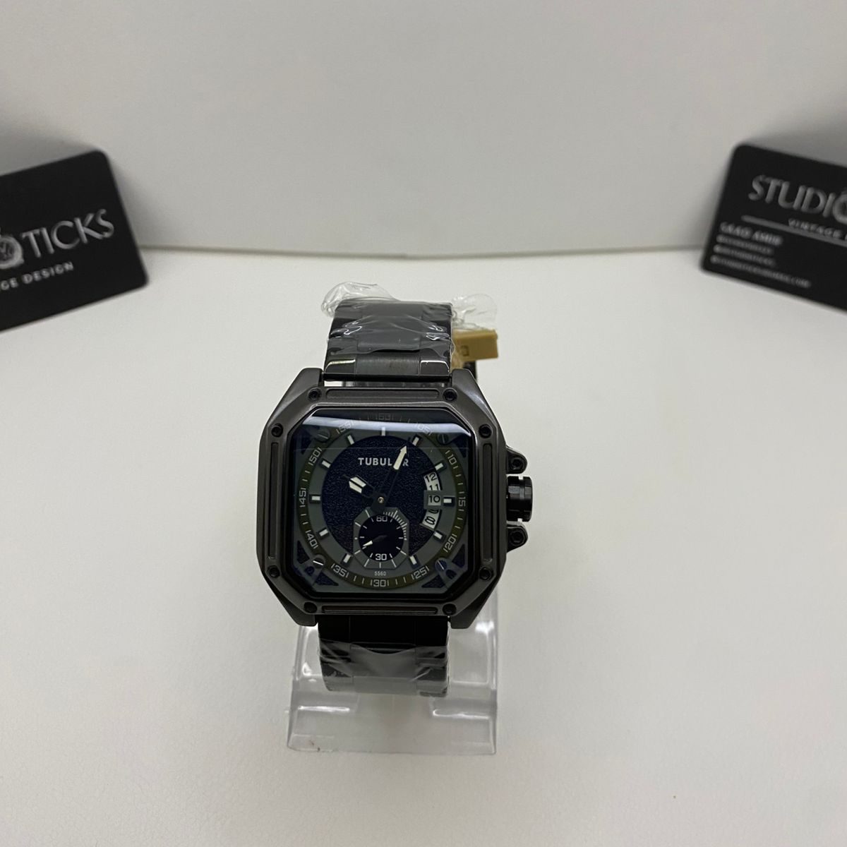 Tubular Square Dial Watch