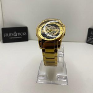 Rolex Gold Skeleton Manual Watch