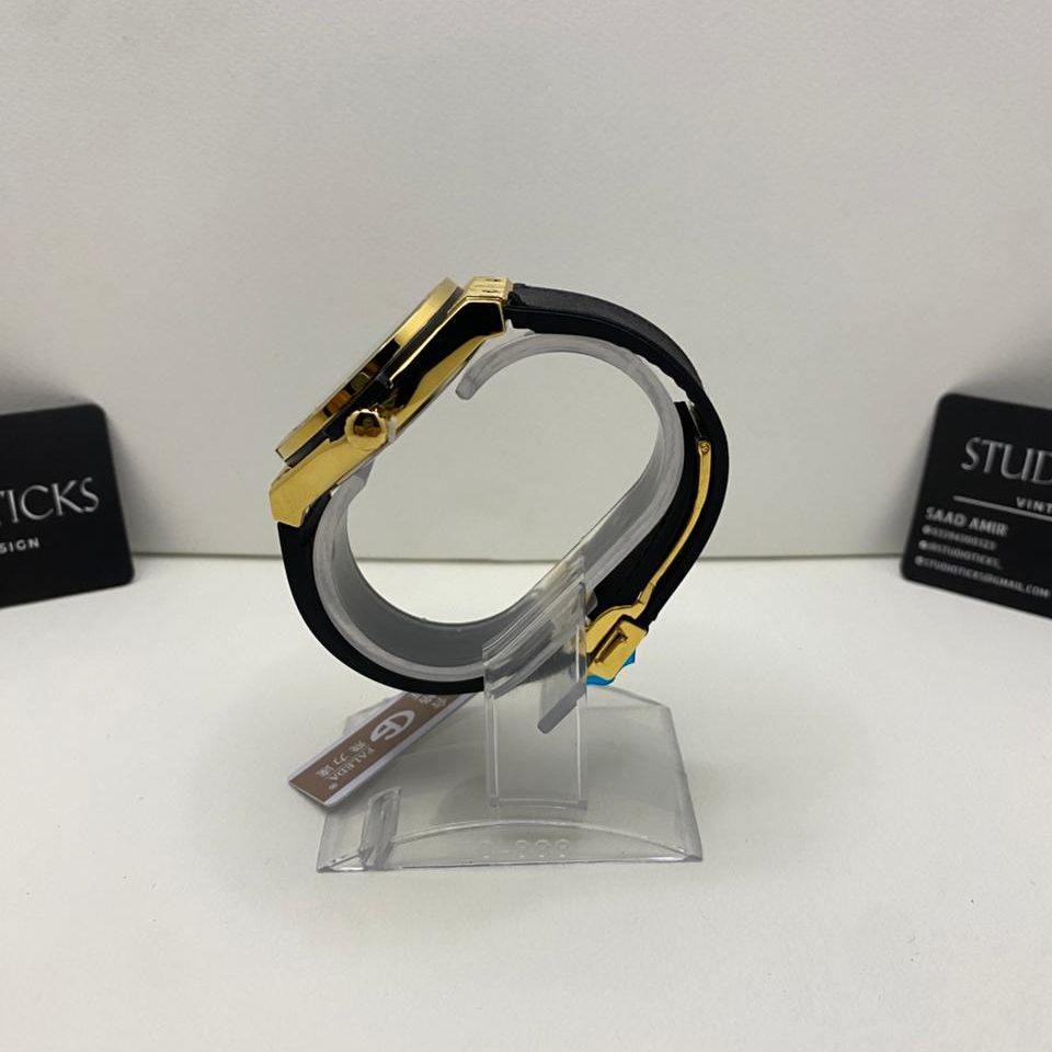 Faleda Gold Quartz Watch - Image 4