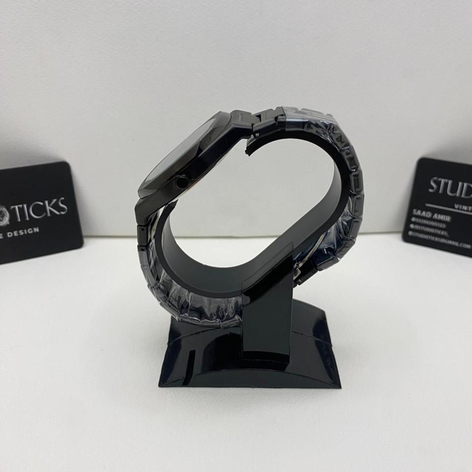 Black Dial Arabic Aura Watch - Image 4